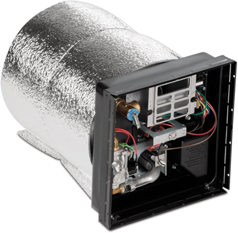 Dometic WH-6GEA RV Gas and Electric Water Heater, 6 Gallon, 12V, Silve