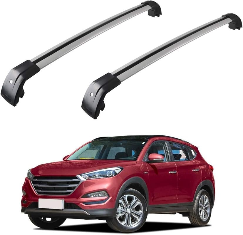 JDMON aluminum roof rack cross bars for Hyundai Tucson 2016-2021 with 
