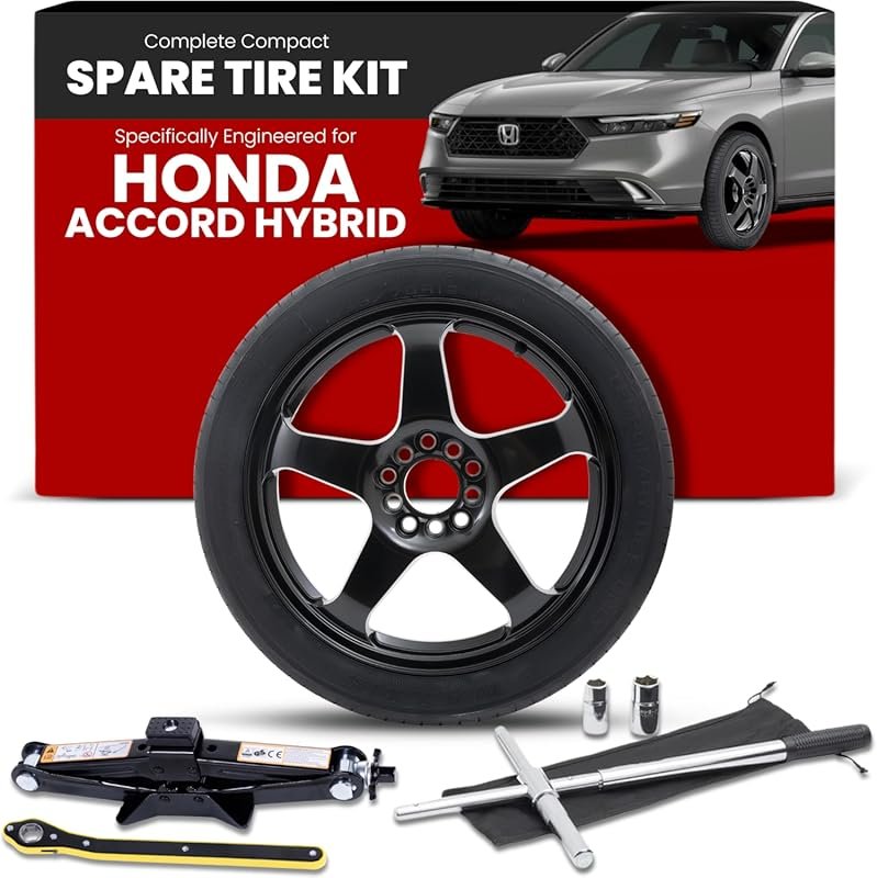Compact Spare Tire Kit for 2013-2026 Honda Accord Hybrid – Modern Spar