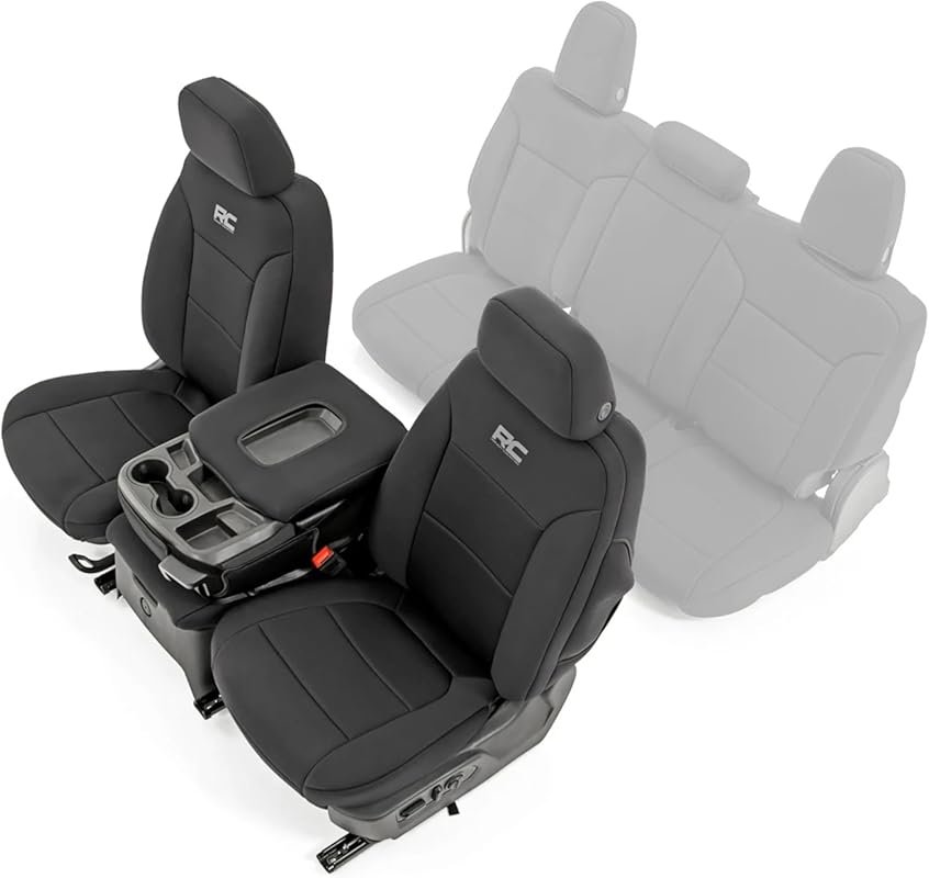 Rough Country Neoprene Seat Covers for Chevy Silverado and GMC Sierra 