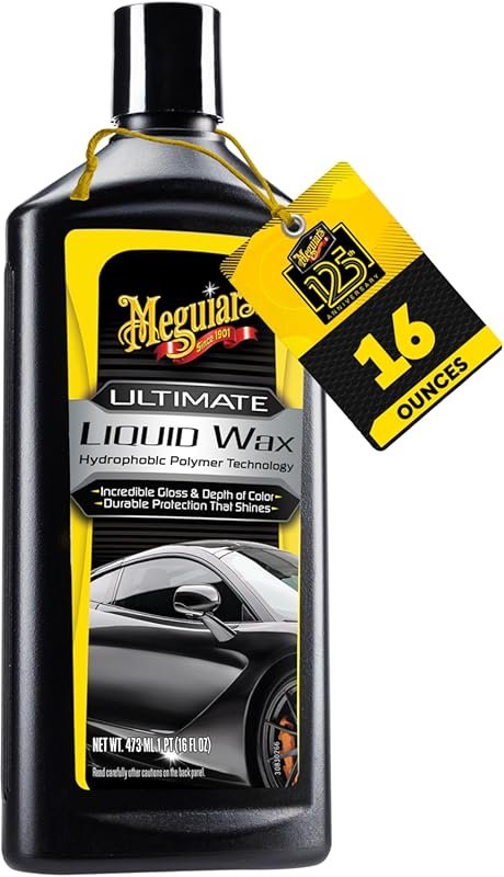 Meguiar's Ultimate Liquid Wax for Durable Protection and Shine with Ap
