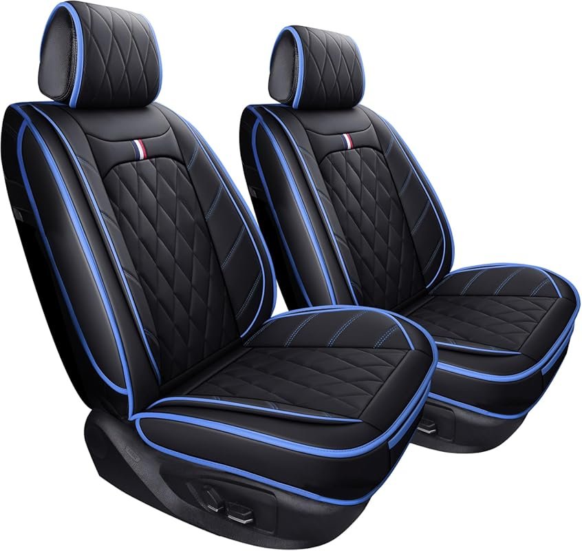 Waterproof faux leather front seat covers for Hyundai Accent, Nissan,