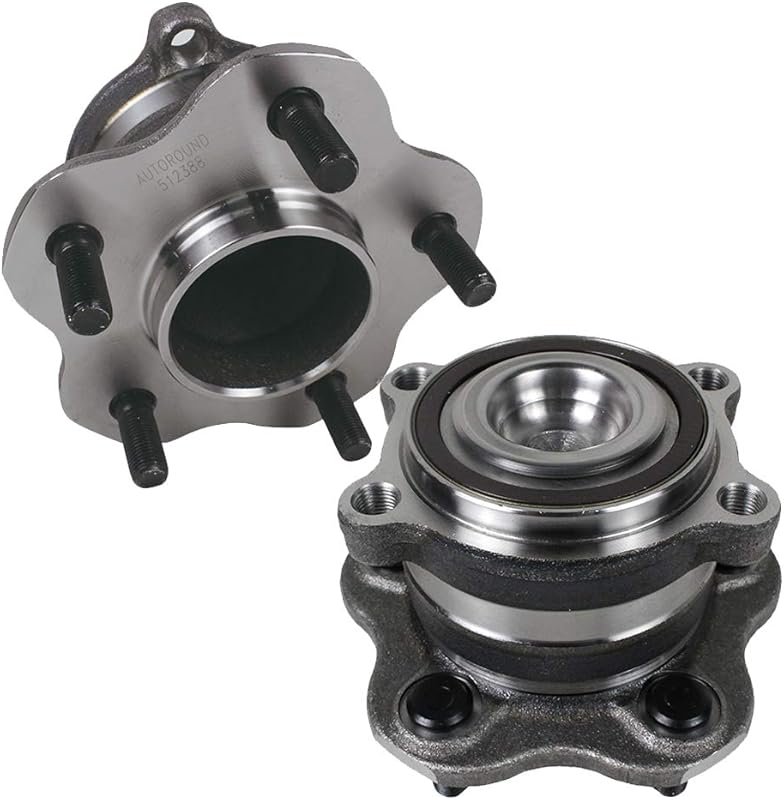 Autoround 512388 Pair Rear Wheel Bearing and Hub Assembly fit for Niss