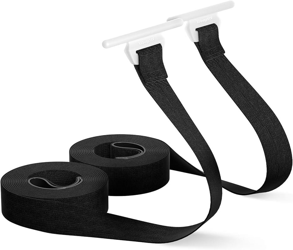 BougeRV RV Awning Pull Straps, 9.8 Feet Long for Campers and Travel Tr