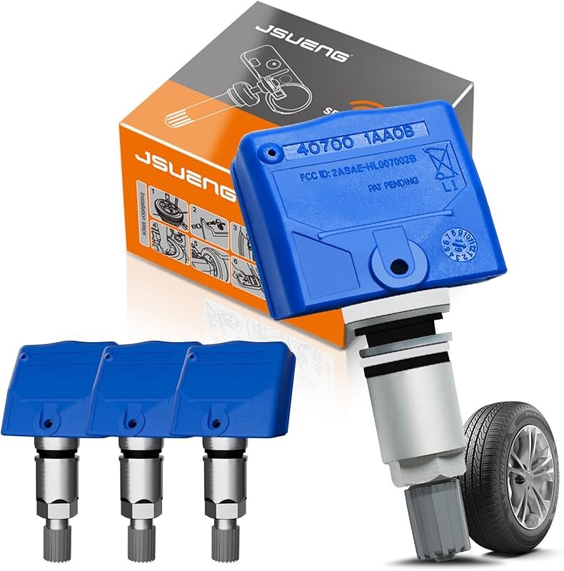 TPMS Sensor Set of 4 for Nissan Maxima Murano Frontier Pathfinder Ques