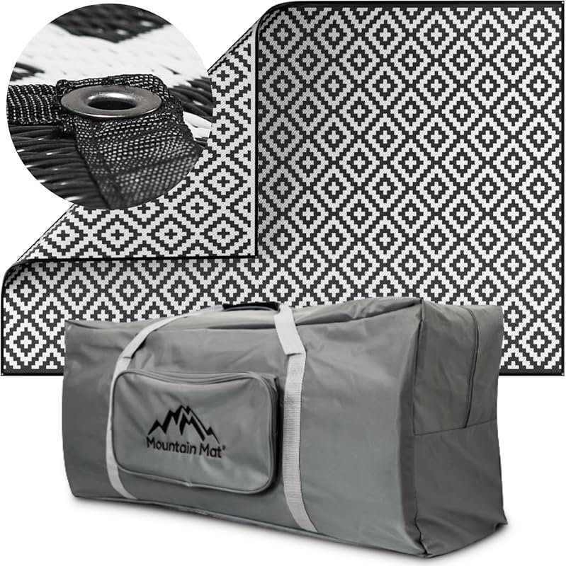 Mountain Mat 8x20 Foot RV Mat with Carry Bag, Waterproof and Reversibl