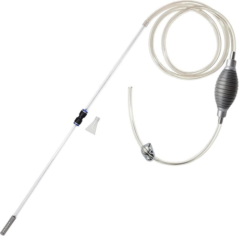 10-Gallon Fish Tank Cleaner and Aquarium Water Changer Siphon with Thi