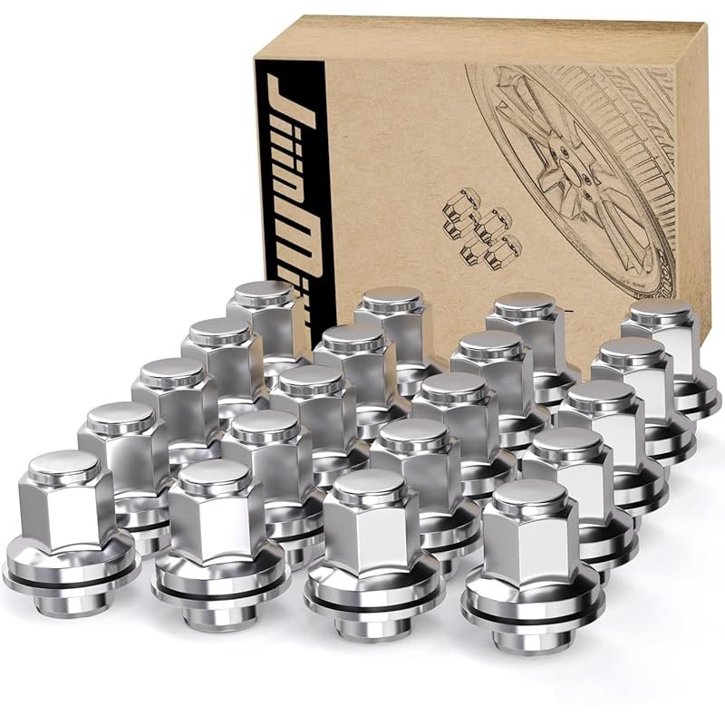 JiiinMiiin M12x1.5 Chrome Lug Nuts for Toyota Lexus 4Runner Camry High