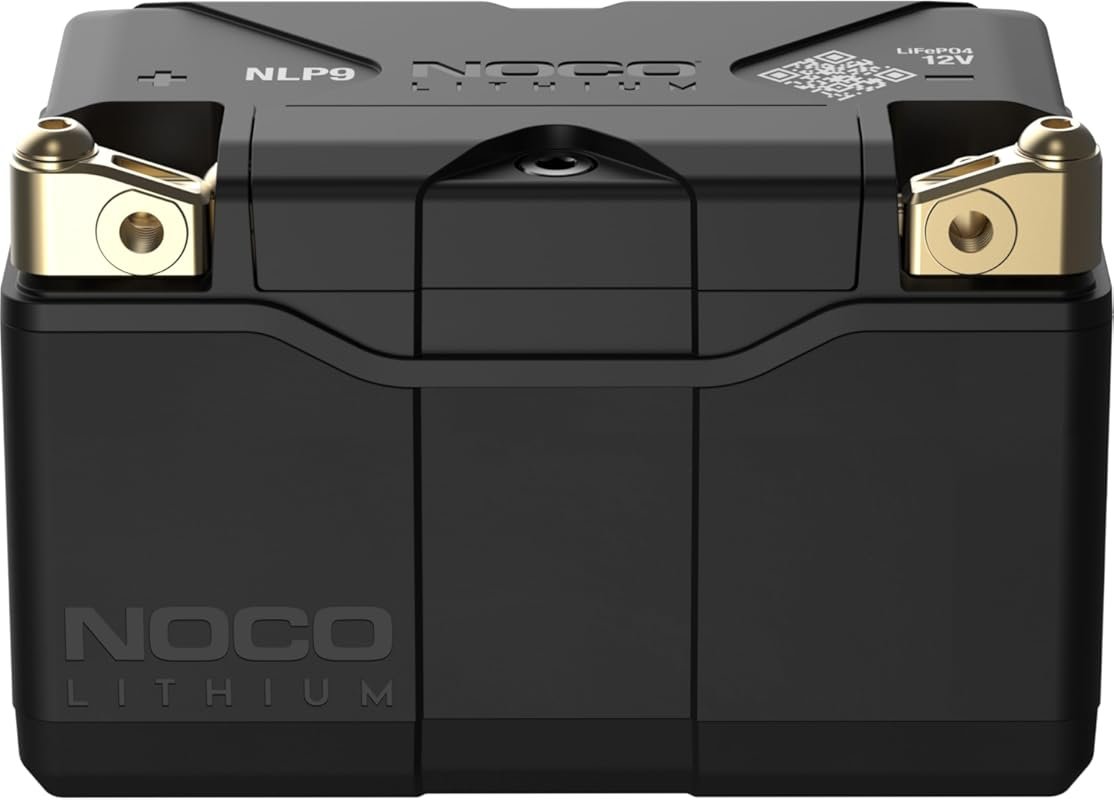 NOCO NLP9 12V 3Ah Ultra-Light Lithium Powersport Battery with 400A Sta