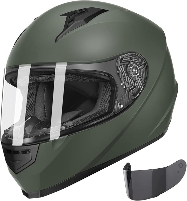 GLX GX11 Compact Motorcycle Helmet - Camo, X-Large - Full Face w/ Tint