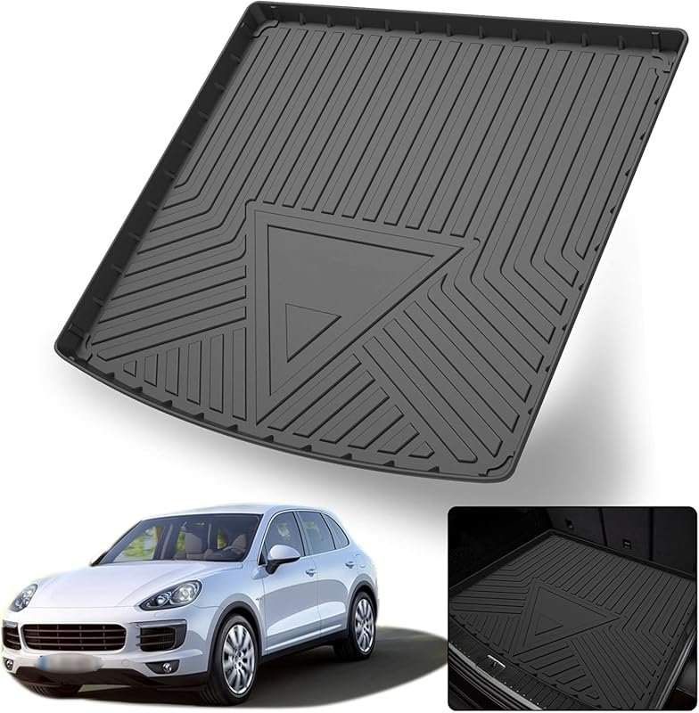 TPE cargo liner for Porsche Cayenne (2019–2025) with waterproof protec