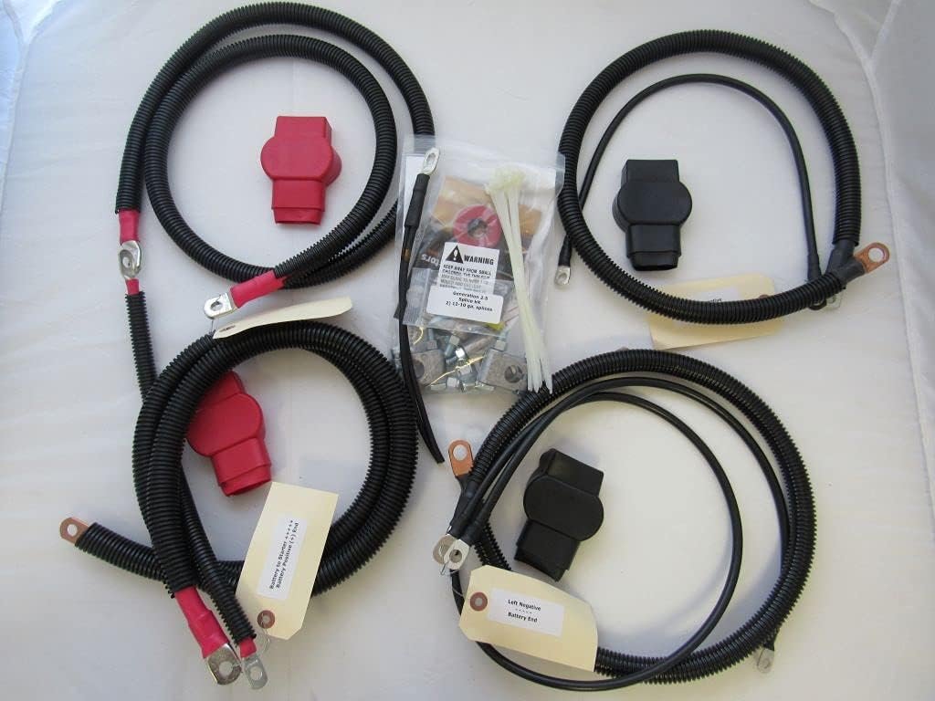 Battery cable kit for use with Dodge Ram 2500/3500 for 1998