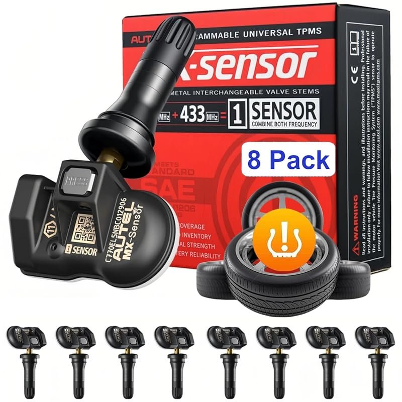 Autel TPMS Sensors 315Mhz/433Mhz 2In1 MX-Sensor Tire Sensors Universal