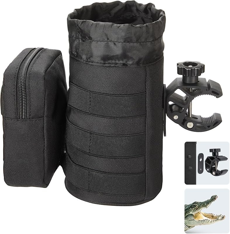 KEMIMOTO 32oz Motorcycle Cup Holder with Alligator Clamp for UTV, Scoo