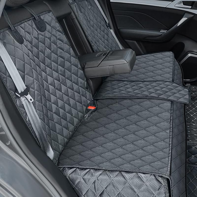 Pet Car Seat Cover for Back Seat - Waterproof, Nonslip, Durable, Unive