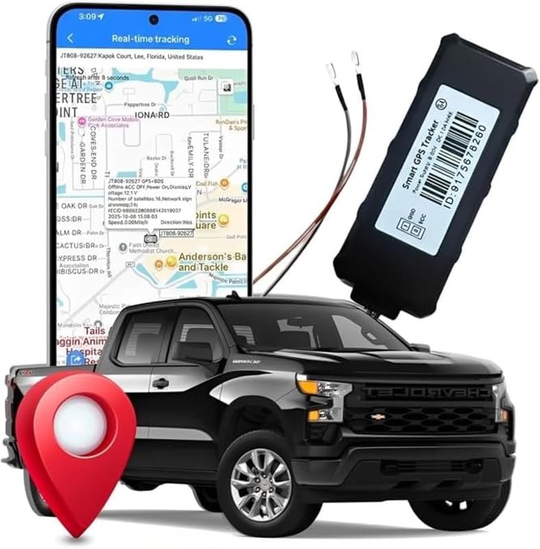All-in-One Vehicle GPS Tracker - No Monthly Fee, No Subscription