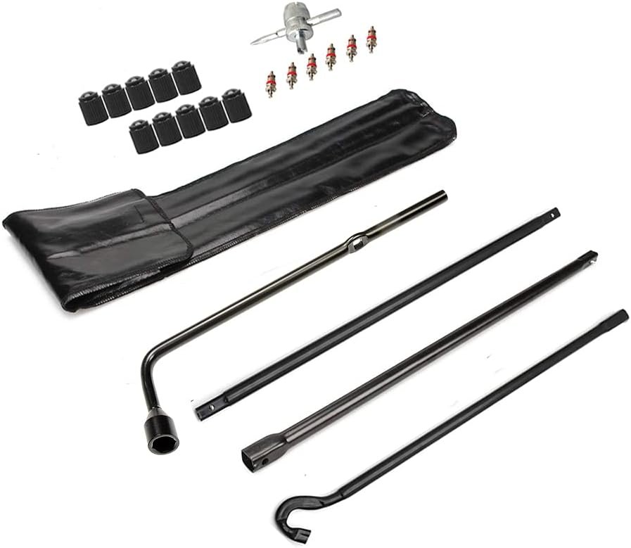 Dr.Roc Spare Tire Tool Kit with Jack Handle & Lug Wrench for Toyota Tu