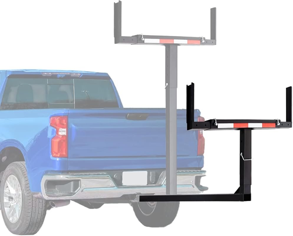 PENSUN Truck Bed Extender, 2 in 1 Design Foldable Pick Up Truck Bed Hi