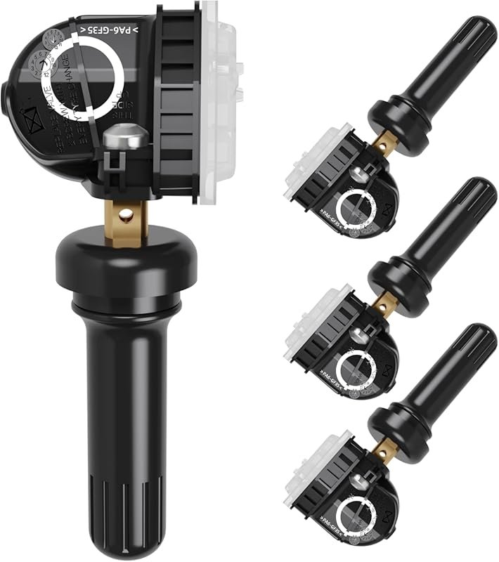 CDWTPS 315MHz Pre-Programmed TPMS Sensor Set of 4 for Ford and Lincoln