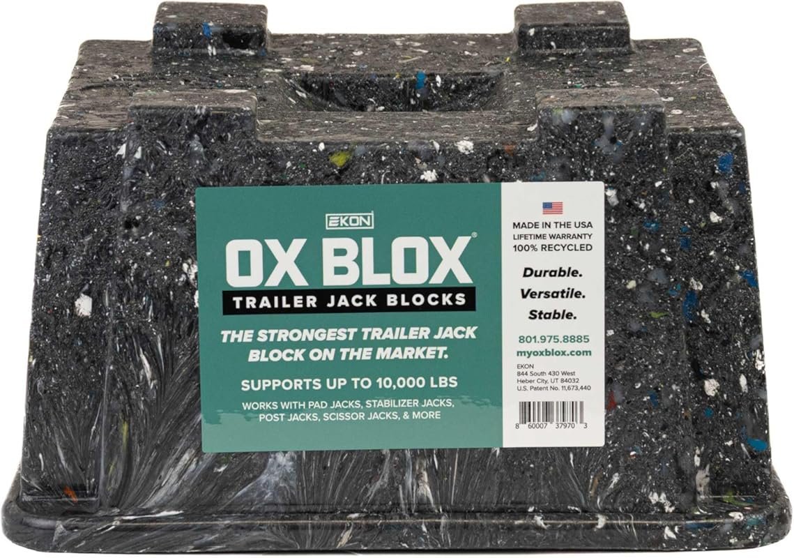 OX BLOX Heavy Duty Trailer Jack Block