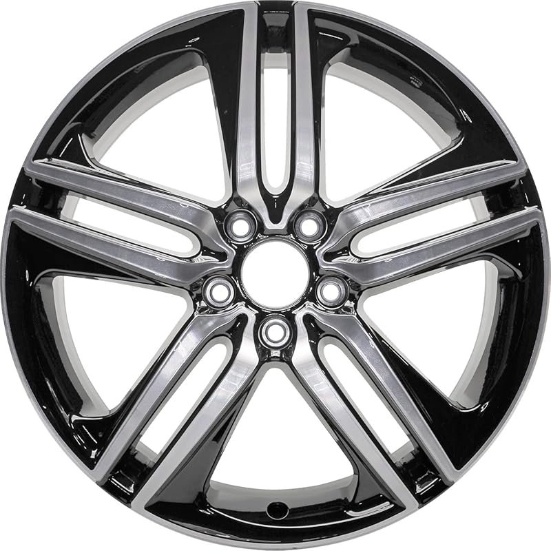 19x8 Premium Alloy Wheel for 2016-2017 Honda Accord Sport – Black – Di