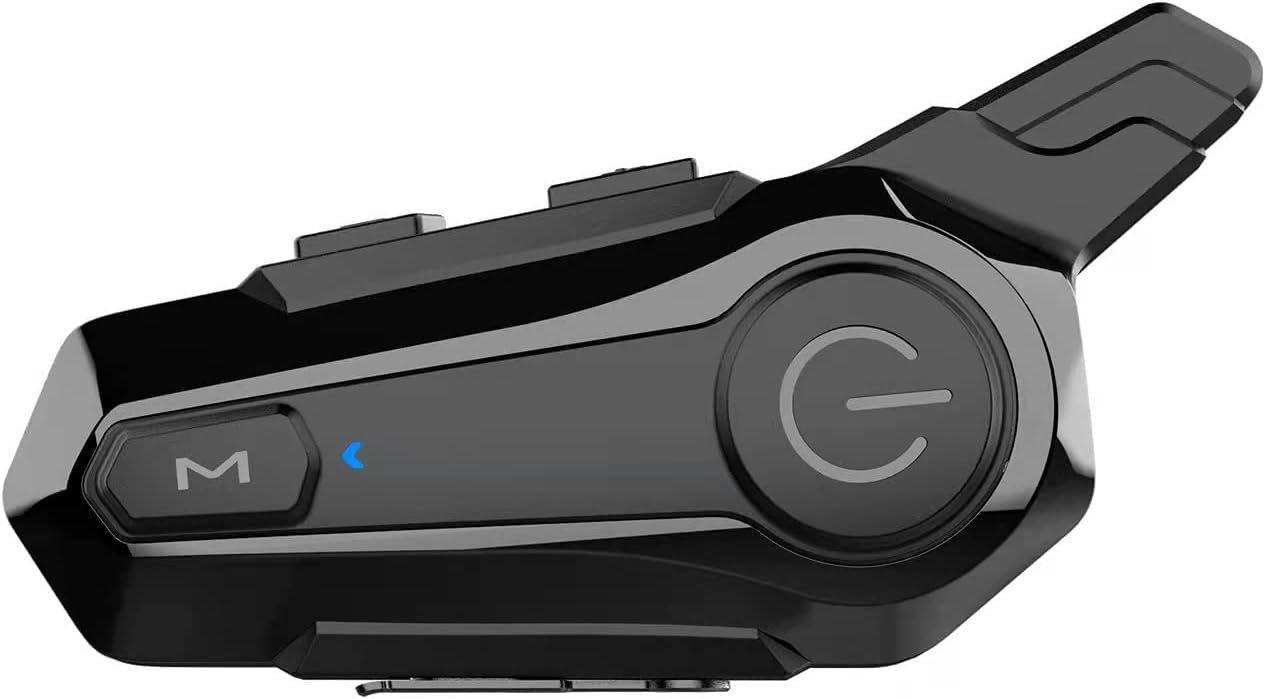 Motorcycle Headset E1 with CVC Noise Cancellation and IPX6 Waterproof