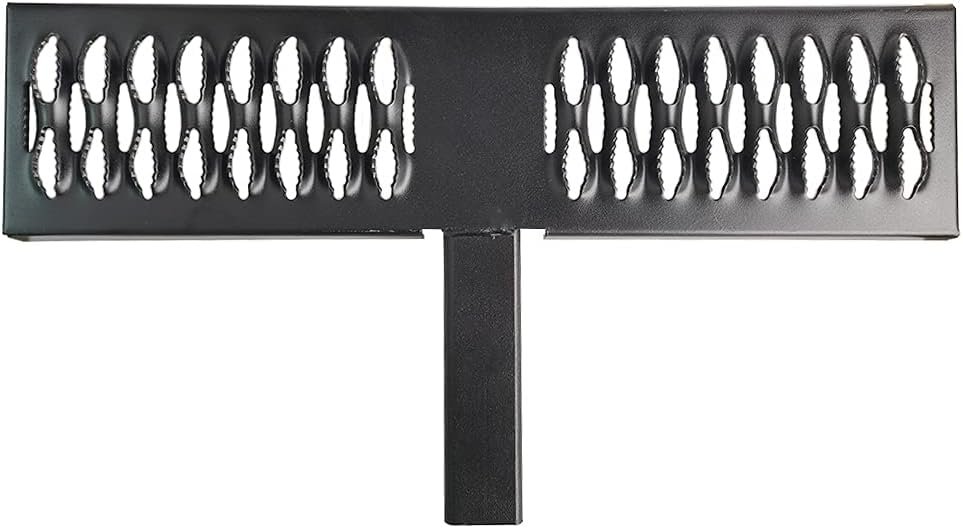 Anti-Slip Towing Bumper Guard Hitch Step with 24.4-Inch Pedal for 2-In