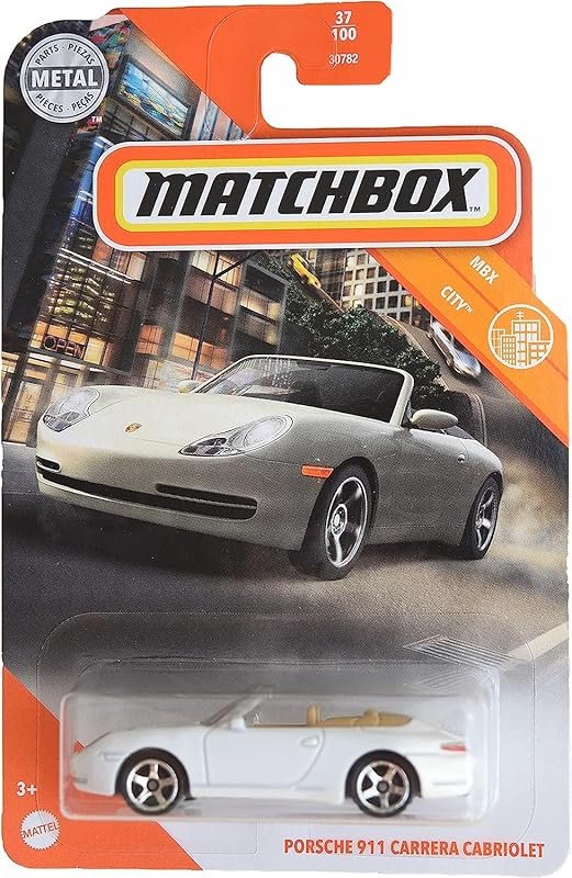 Matchbox Porsche 911 Carrera Cabriolet, Metal Parts 37/100