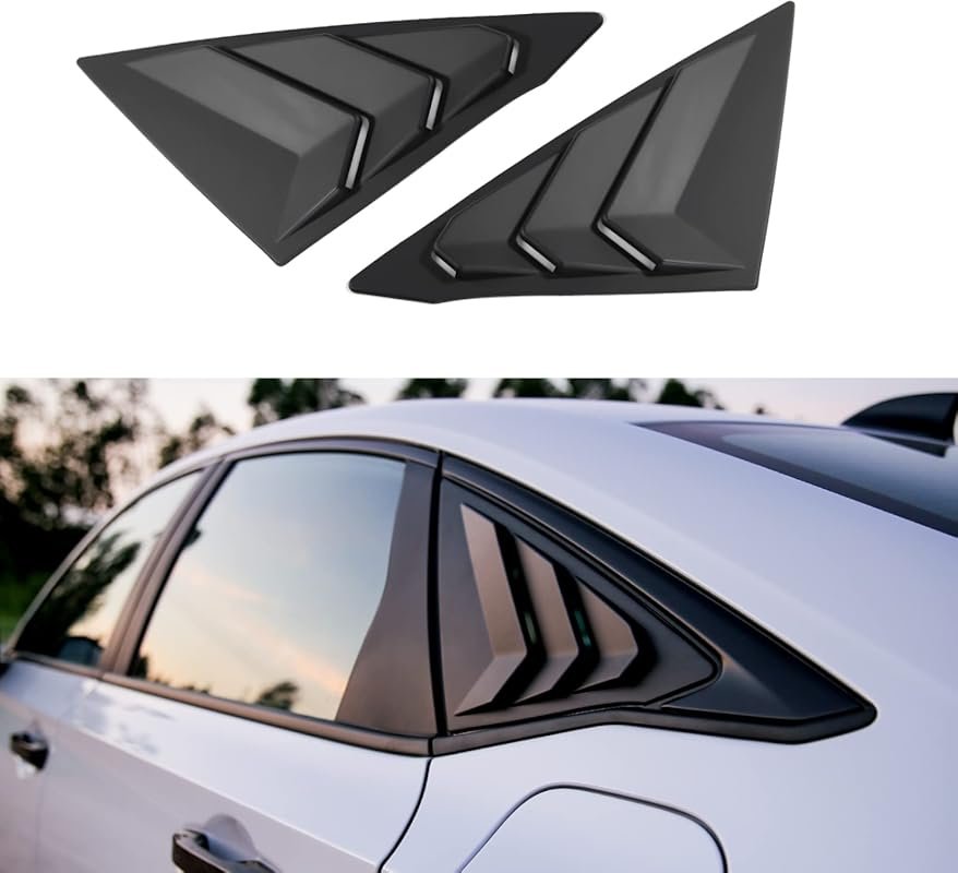 Rear Side Window Louvers for 11th Gen Honda Civic Sedan (2022-2026), M