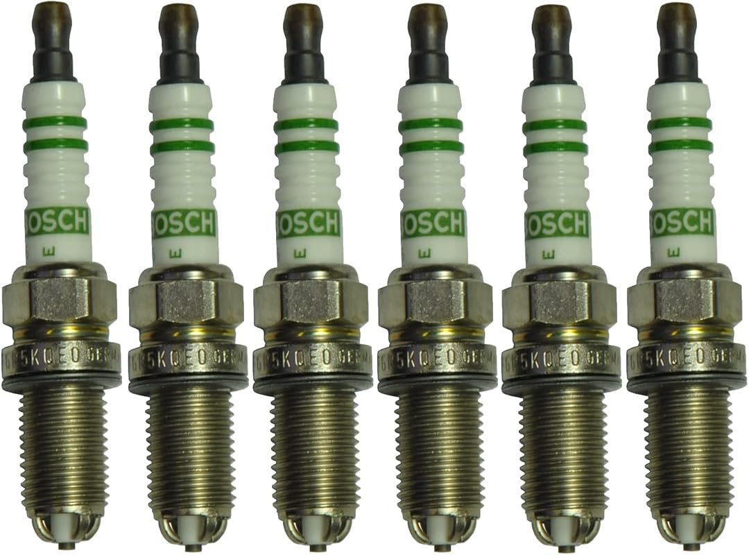 Set of 6 Newparts Premium Nickel Spark Plugs for Porsche 911 and Boxst