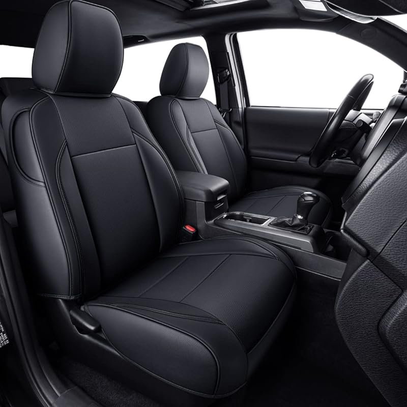 LUCKYMAN CLUB Custom Fit Seat Covers for 2016-2023 Toyota Tacoma Crew