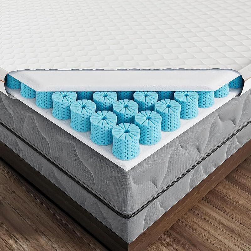 Dormeo RV King Cooling Mattress Topper with Octaspring Technology for