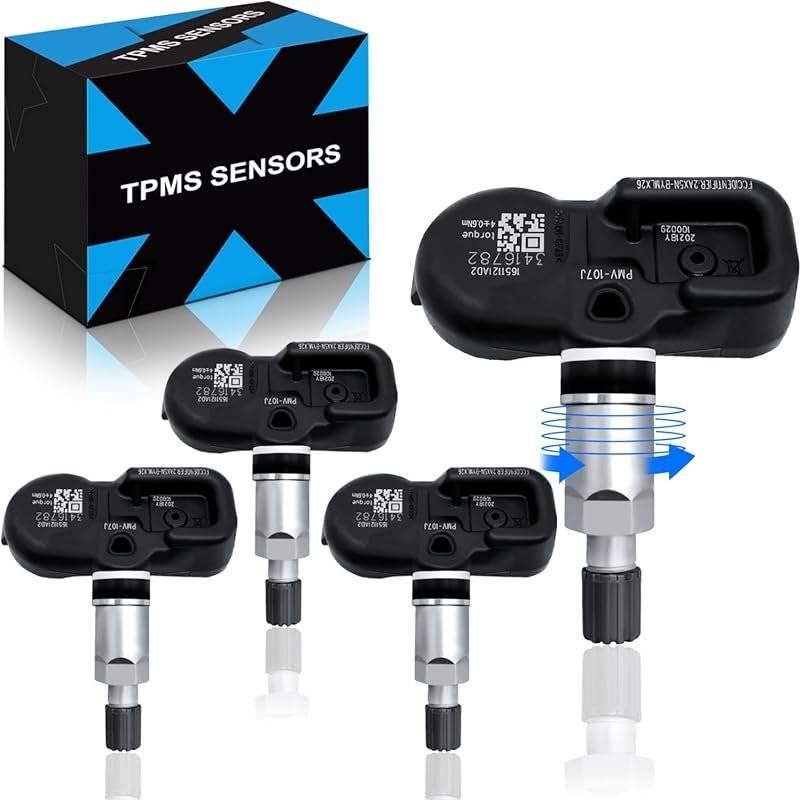 4 Pre-Programmed TPMS Sensors Toyota Tacoma 2005-2015 Camry 2007-2011