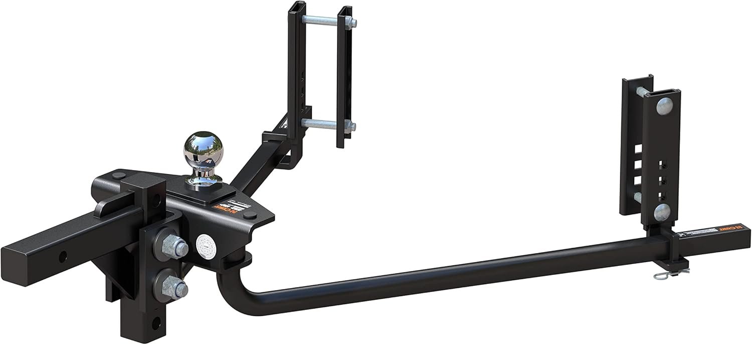 CURT 17601 TruTrack 2P Hitch with 2X sway control, 10,000 lbs capacity