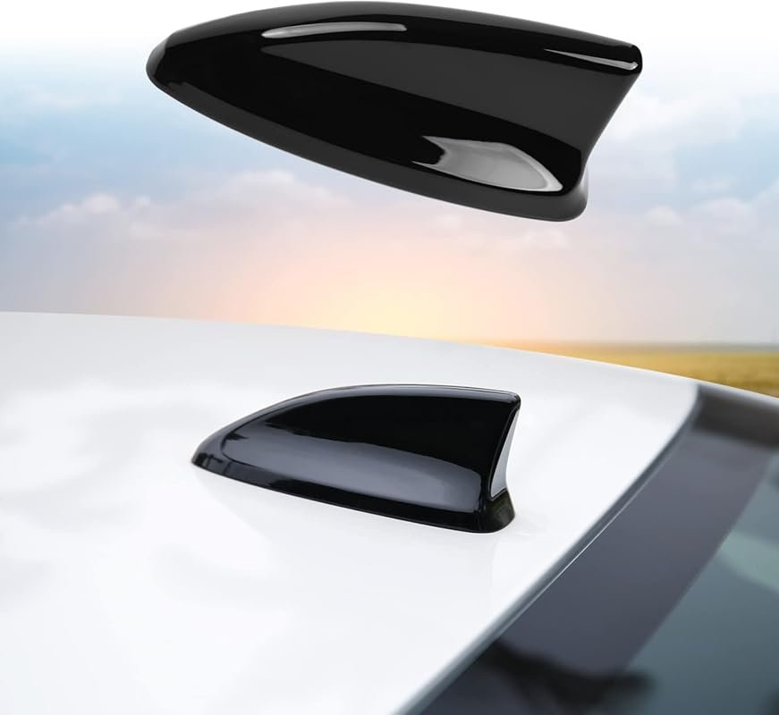 Glossy Black Shark Fin Antenna Topper for 2022–2026 Honda Civic and Ac