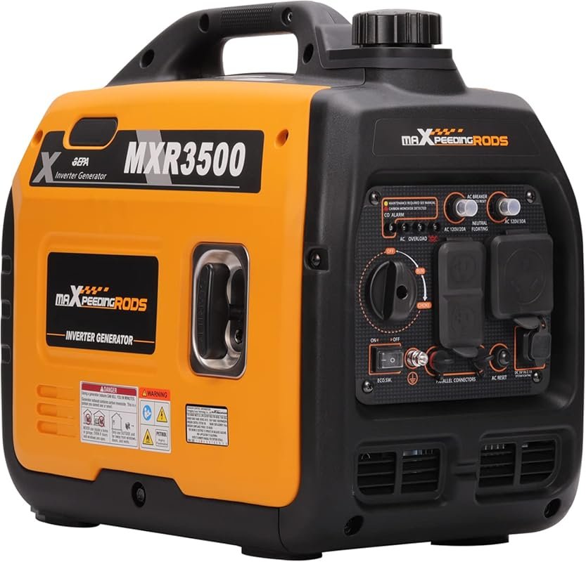 MaXpeedingrods 3500-watt portable inverter generator, a compact and li