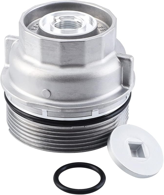 Oil Filter Housing Cap Assembly with Oil Plug for 2010 Toyota Camry an