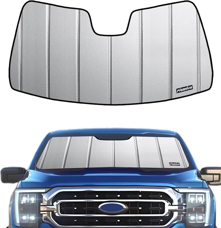 Windshield Sunshade for Ford F-150 2015-2020: Front Window Shade for U