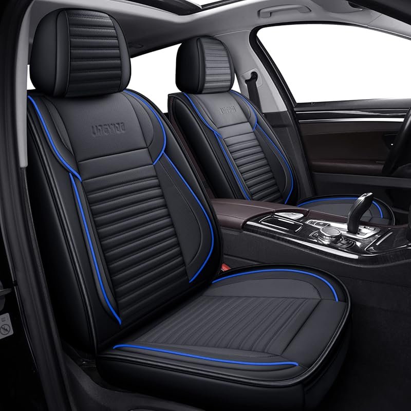 LINGVIDO Anti-Slip Car Seat Covers: Breathable Waterproof Faux Leather