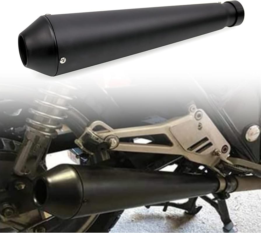 Stainless Steel Motorcycle Exhaust Muffler Silencer for Dirt Bike, Str