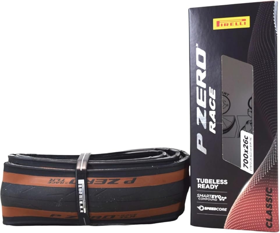 Pirelli P Zero Race TLR Road Bike Tire, 700x26c – Italian-Made with Sp