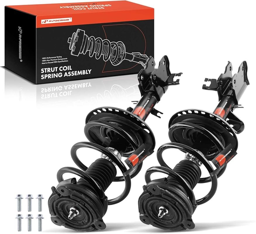 Front complete struts with coil springs for 2013-2020 Nissan Pathfinde