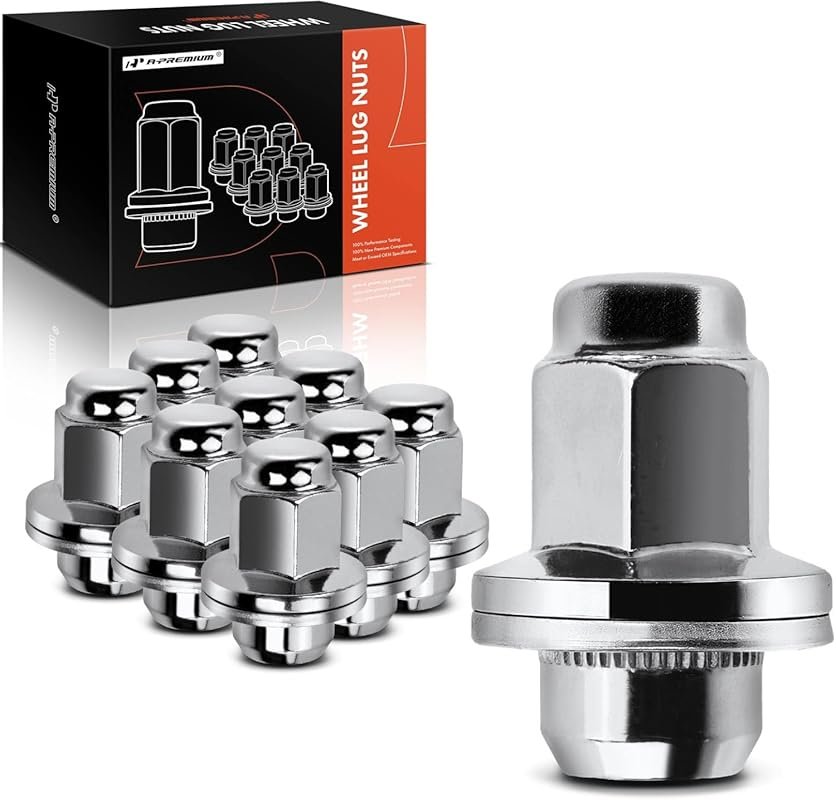 A-Premium M14-1.50 Lug Nuts for Toyota Tundra 2007-2021, Sequoia, Land
