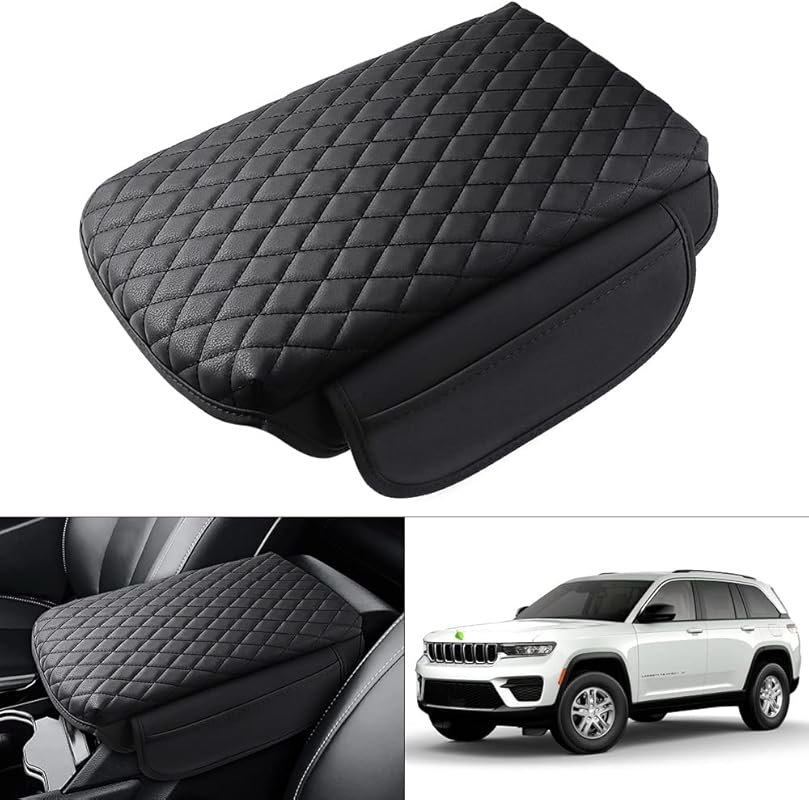 Shademax Leather Center Console Cover for Jeep Grand Cherokee L 2021-2