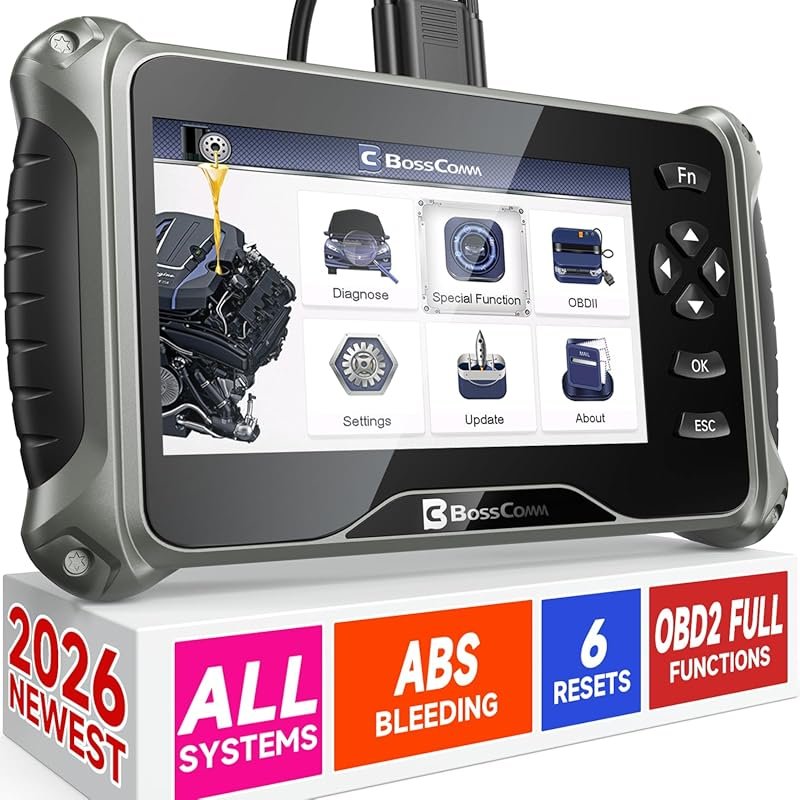 2026 BOSSCOMM IF745 OBD2 Scanner, All Systems Car Code Reader Scan Too