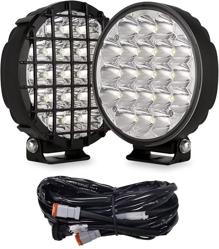 BIGLION.X 6-Inch Round LED Offroad Light 2pcs 210W 32000LM Super Brigh