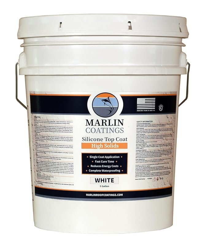 100% silicone roof sealant, self-leveling, waterproof, one-coat applic