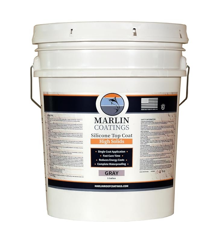 100% silicone roof sealant, self-leveling, waterproof, one-coat applic