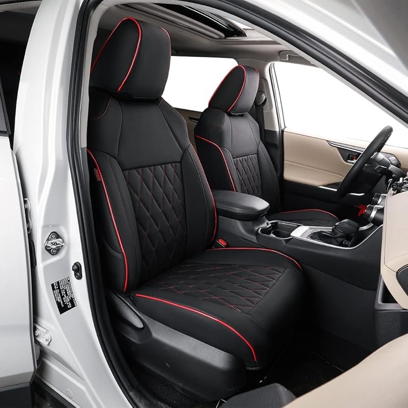 Full set faux leather seat covers for 2019-2023 Ford Ranger SuperCrew,