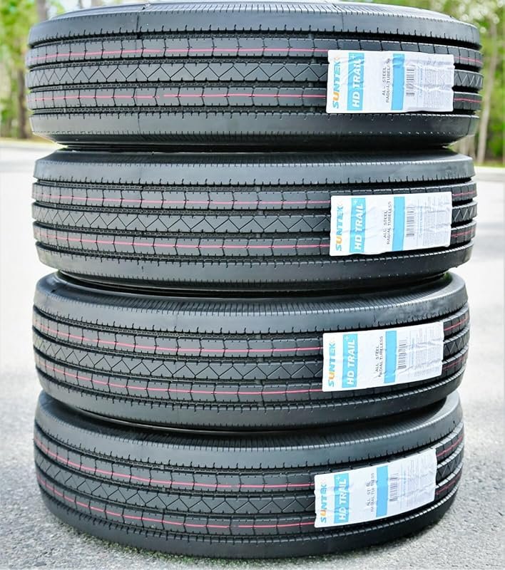 Suntek HD Trail Plus 14-Ply Load Range G Premium Trailer Tires in Size